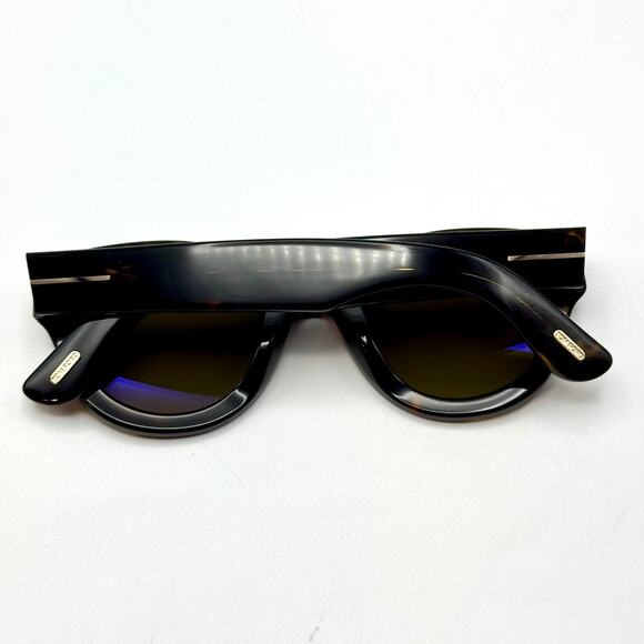 Tom Ford Sunglasses Lucinda TF1212 52N Havana Round Frame Green Lens 48-24-145 main image 6